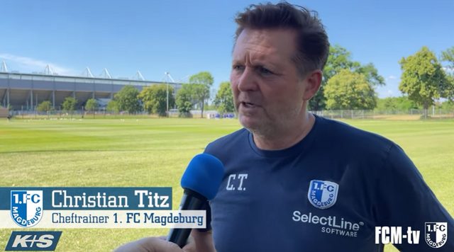 Trainerstimme: Christian Titz in der ersten Woche der Vorbereitung