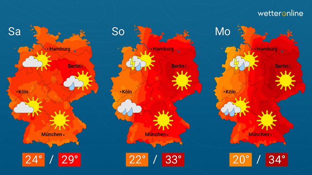 Wetter: Hoch pirscht sich an – Anfangs noch Gewitterluft