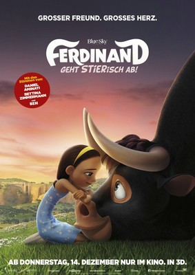 Animationsfilm: Ferdinand – Geht STIERisch ab (Sat.1  20:15 – 22:25 Uhr)