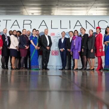 DB wird erster intermodaler Partner der Star Alliance