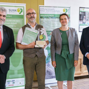 Umweltstiftung ehrt Projekte mit 15.000 Euro / Minister Willingmann gibt ersten Preis an Bürgerforschungsschiff