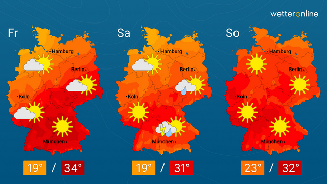 Überwiegend ruhiges Sommerwetter