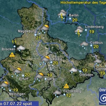 Sachsen-Anhalt Wetter am Donnerstag