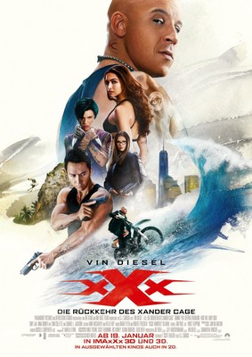 Actionfilm: xXx: Die Rückkehr des Xander Cage (ProSieben  20:15 – 22:25 Uhr)