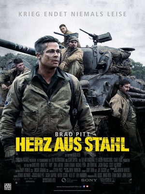 Kriegsdrama: Herz aus Stahl (RTL Zwei  22:30 – 01:10 Uhr)