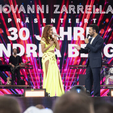 30 Jahre Andrea Berg: Giovanni Zarrella präsentiert heute im ZDF die Schlager-Party des Sommers (20:15 – 23:15 Uhr)