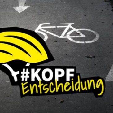 Landespolizei Sachsen-Anhalt wirbt für das Tragen eines Fahrradhelmes