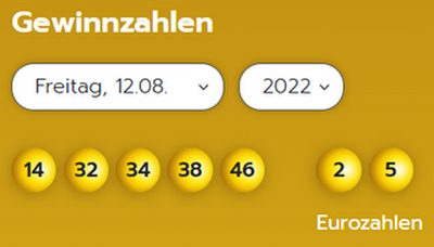 Eurojackpot: Zahlen & Quoten (Freitags-Ziehung)