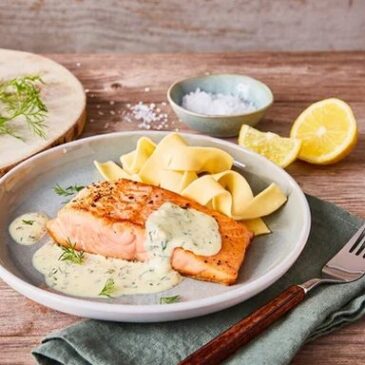 Unwiderstehlich lecker: Lachs in Zitronen-Dill-Soße