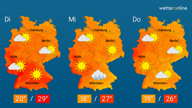 Omega-Wetterlage nächste Woche