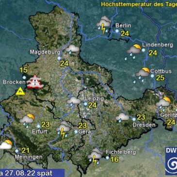 Sachsen-Anhalt Wetter am Samstag