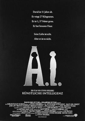 SciFi-Film von Steven Spielberg: A.I. Künstliche Intelligenz (ZDFneo  20:15 – 22:30 Uhr)
