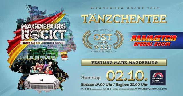 „Magdeburg Rockt 2022“ heute in der Festung Mark