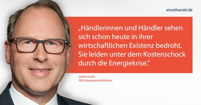 Energiekrise: Einzelhandel gerät an Belastungsgrenze und bekräftigt Forderung nach Wirtschaftshilfen