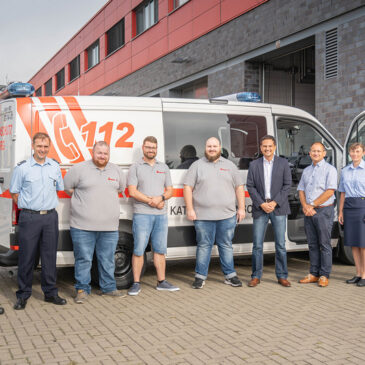 Johanniter erhalten Fahrzeug für den Sanitätsdienst / Übergabe in der Feuerwache Nord