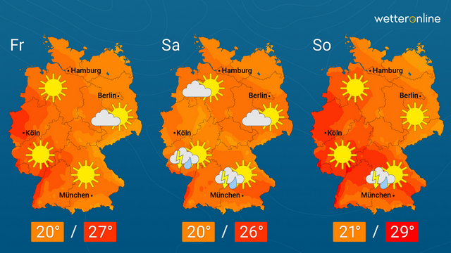 Wärmepeak nächste Woche