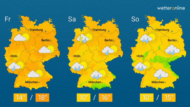 Erst Temperatursturz dann wieder wärmer