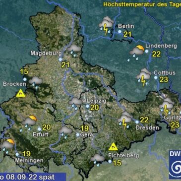 Sachsen-Anhalt Wetter am Donnerstag