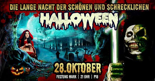 Halloween Party heute ab 21:00 Uhr in der Festung Mark