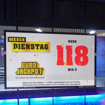 Eurojackpot: 118-Millionen Euro warten am 1. November