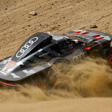 Hitze, Staub und Reifenwechsel: Viel Arbeit für Audi Sport bei der Rallye Marokko
