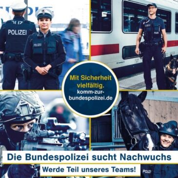 Gib Deiner Zukunft eine neue Richtung! Informationsveranstaltung der Bundespolizei am 26. Oktober in Magdeburg