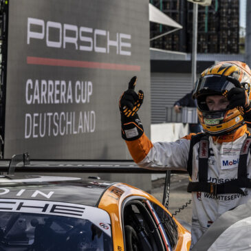 Porsche Carrera Cup: Larry ten Voorde gewinnt in Hockenheim und feiert seinen 50. Podiumsplatz