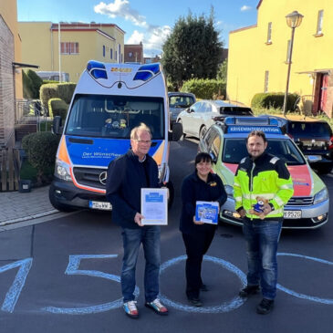 Verein für Helfer unterstützt helfendes Projekt / 1.500 Euro für den Wünschewagen Sachsen-Anhalt