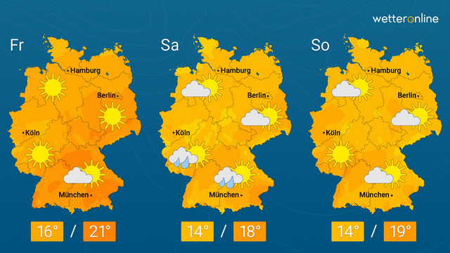 Freundliches Herbstwetter mit Abstrichen