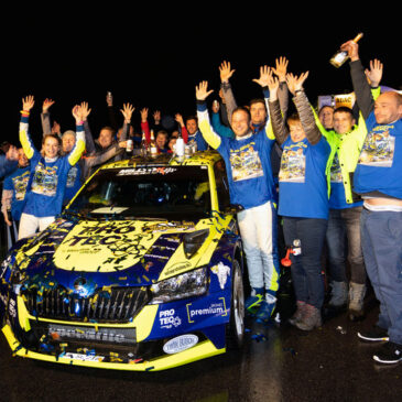 Rückschläge, Aufholjagden und ein Happy End: Philip Geipel und Katrin Becker-Brugger werden Deutsche Rallye-Meister