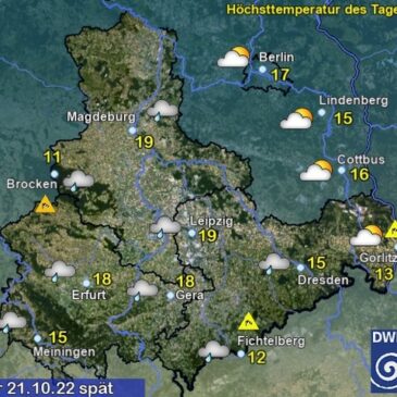 Sachsen-Anhalt Wetter am Freitag