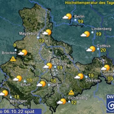 Sachsen-Anhalt Wetter am Donnerstag