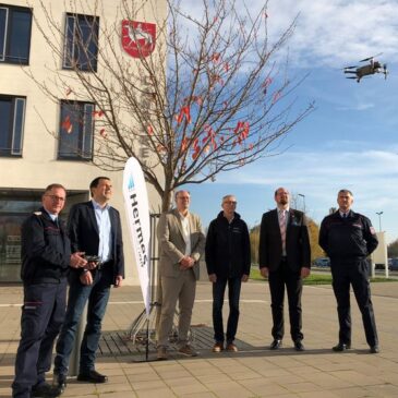 Hermes sponsert eine zweite Drohne zum Einsatz im Bördekreis