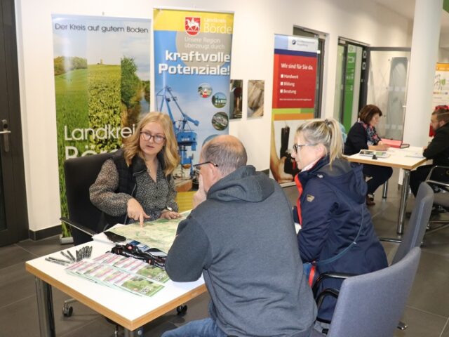 Gründermesse des Landkreises Börde für Existenzgründer und Jungunternehmer am 16. November 2022 in Haldensleben fand regen Zuspruch