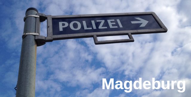 Mann aus Magdeburg beschädigt Türverglasung einer Polizeidienststelle und wird glasklar erwischt