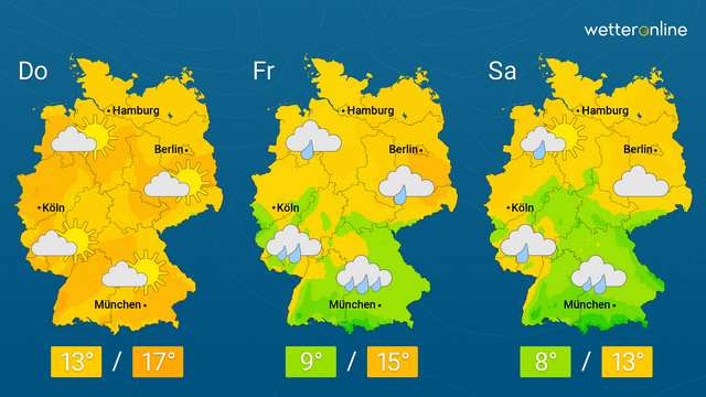 Nach herbstlicher Phase erneut milder