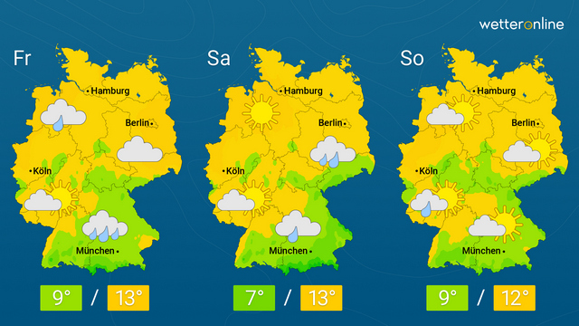 Erst kühler, dann milder – Nächste Woche um 15 Grad