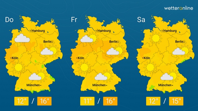 Kaltlufttropfen am Wochenende