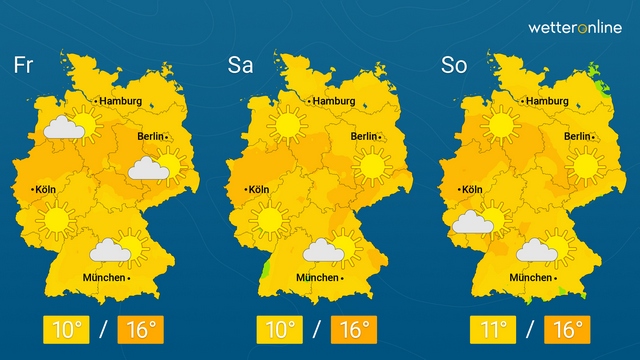 Ein paar Tage ruhiges Herbstwetter