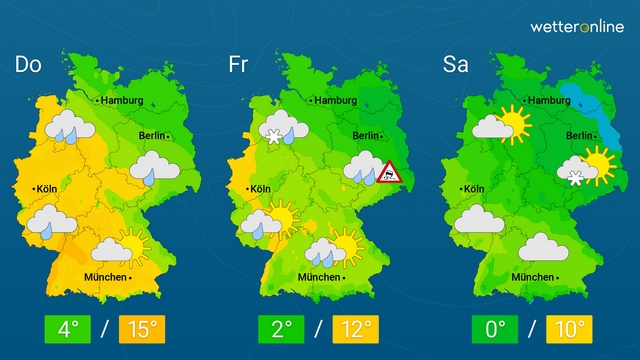 Markanter Temperatursturz in Sicht