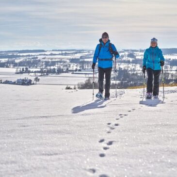 Urlaub dahoam in der verschneiten niederbayerischen Toskana