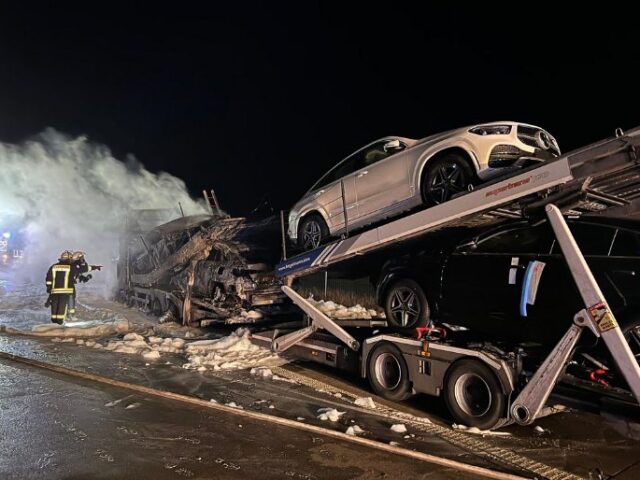 Lkw-Brand sorgte für mehrere Stunden Stau auf der A2