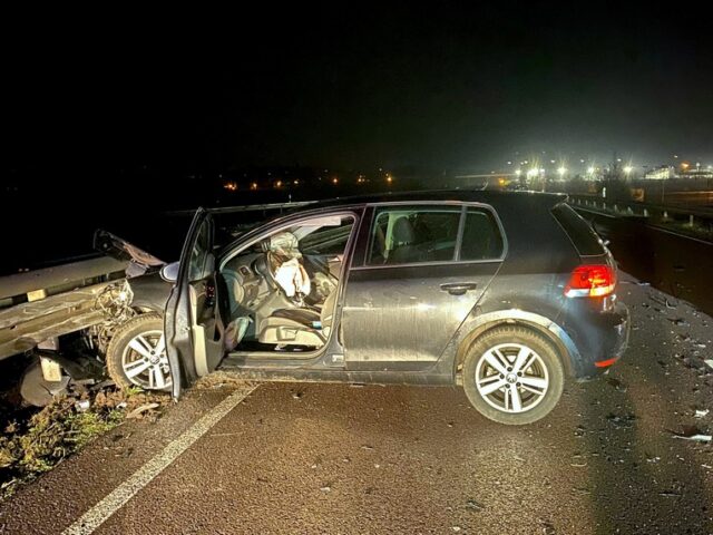 Auffahrunfall auf der B81