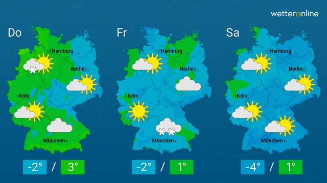 Nächste Woche über 10 Grad