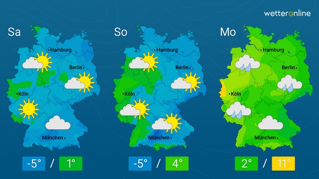 Mehrere Varianten für Weihnachten