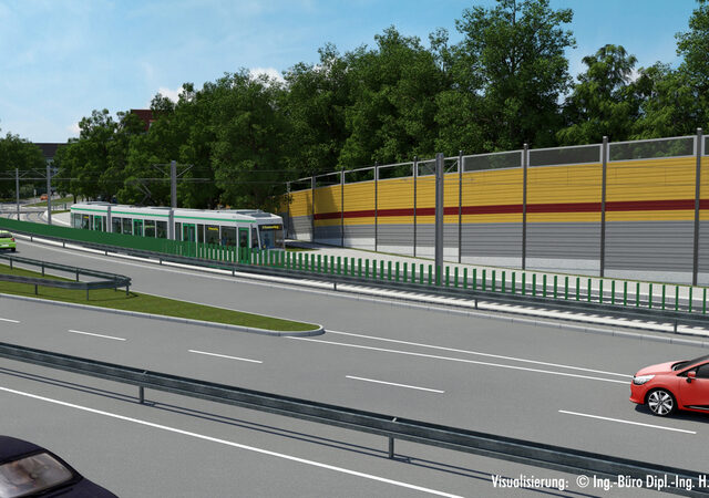 Neue Straßenbahnstrecke ins Neustädter Feld: Bauarbeiten am Magdeburger Ring kommen schneller voran