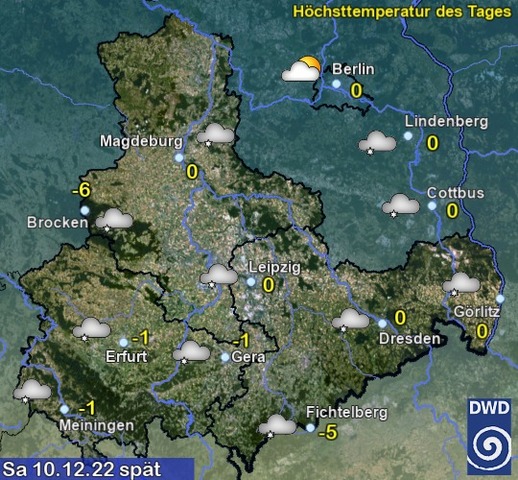 Sachsen-Anhalt Wetter am Samstag