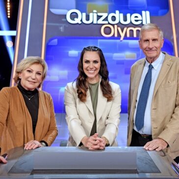 News-Legenden gegen „Quizduell-Olymp“: Sabine Christiansen und Ulrich Wickert bei Esther Sedlaczek heute um 18:50 Uhr im Ersten