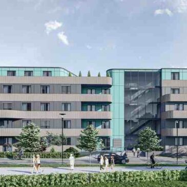 Sachsen-Anhalts größtes Mehrfamilienhaus aus Holz entsteht in Magdeburg