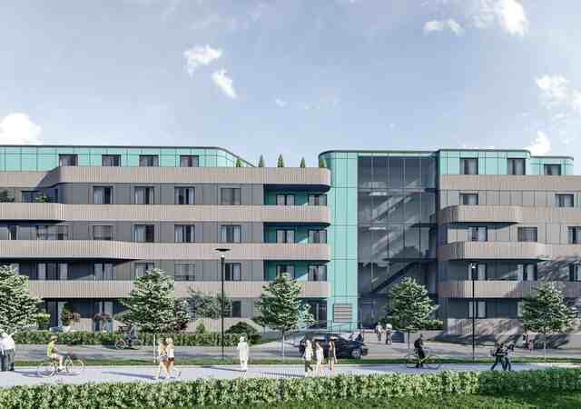 Sachsen-Anhalts größtes Mehrfamilienhaus aus Holz entsteht in Magdeburg